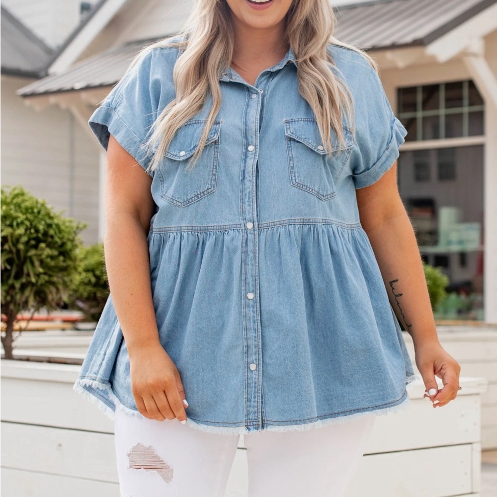 Denim Top